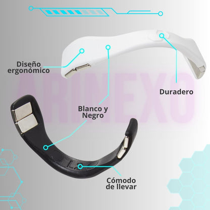 2 Cajas de Tiras nasales magnéticas / mejora la respiración